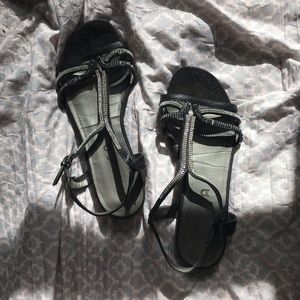 Dressy flats with extremely small heel